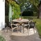 Armen Living Sachi and Brighton 5 Piece Dining Set in Light Eucalyptus Wood with Charcoal Rope 840254332393 - alternate 8